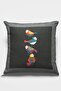 43x43cm Birded Woven Premium Thai Feather Fabric Double Sided Throw Pillow Pillowcase Krl211 - 2