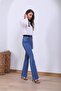 Lark Women's Medium Blue Stretchy Flare Leg Jeans - 3