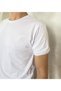 Men's Elastane Crew Neck Short (half) Sleeve 2 Piece White T-shirt - 4