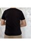 Men's Elastane Crew Neck Short (half) Sleeve 2 Pieces Black T-shirt - 4