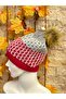 Colorful Pompom Hand Knitted Women's Beret - 5