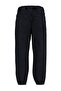 Siyah Yüksek Bel Paça Detaylı %100 Pamuk Cepli Mom Fit Büyük Beden Jeans TBBAW23CJ00007 - 13