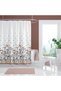 Bathroom Curtain 1X180X200 Single Wing Shower Curtain with Ring Gift Shower Cabin Curtain 10931