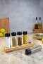 Vera 5-Piece Spice Set, 5-Piece Spice Set with Wooden Stand