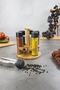 Ginger 6-Piece Spice Set, Round 6-Piece Spice Set with Wooden Stand