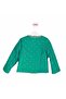 Girl Green Leather Coat - 2