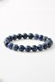 Dumortierite Certified Natural Stone Bracelet - B1049 (8Mm-16Cm) - 2