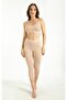 Women's Skin Color Bamboo Padded Thin Straps Comfortable Bustier Bra - 2
