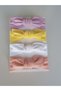Baby Girl Bandana Buckle Set of 4 Lilac, Yellow, White, Powder Pink - 2