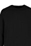 Siyah Regular/Normal Kesim İçi Polar/Sıcak Tutan Sweatshirt TMNAW23SW00189 - 7