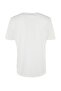Unisex Beyaz Regular Fit Kısa Kollu T-Shirt TMNSS22TS0271 - 9