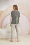 13942 Embroidered Pajama Set - 2