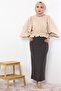 Pencil Skirt Tsd0291 Gray