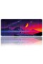 Purple Space 90X40 cm XXL Gaming Player Mousepad
