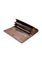 100% Handmade Genuine Leather Mink Women's Money Portfolio with Cell Phone Compartment - 3
