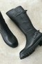 Women's Black Genuine Leather Boots - 3