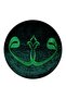 Vavlı Green Felt Skullcap, Skullcap, Vavlı Skullcap, Molded Skullcap, Yellowing Skullcap, Green Skullcap T058 - 2