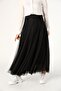Black Layered Tulle Skirt - 2