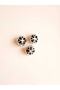 21.5 Mm Footed Nickel-Piece Polyester Button Pack of 15 - 2