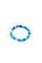 Natural Striped Blue Agate Bracelet 1st Quality Natural Stone - 2