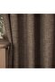 Background Curtain Linen Light Brown Without Pleats - 2
