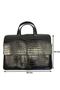 Men's Black Genuine Leather Briefcase & Laptop Bag - 2