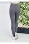 Women's Skinny Leg Lycra School Linen Gray Trousers - 3