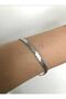 Steel Thick Silver Italian Crush Bracelet - 3