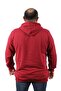 Plus Size Men's Sweat Hooded Tokyo 22702-burgundy - 3