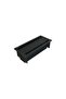 ®   Duo-Line Double Opening Brushed Socket Box Usb-Ups-Cat6/3 - Black - 2