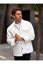 Men's Quilted Single Pocket Flap Oversize Winter Shirt