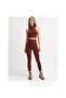 Women's High Waist Seamless Ribbed Tights - 4