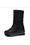 Women's Snow Boots Furry Daily Velcro - 4