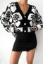 Women's New Season Button Detailed Heart Knitwear Cardigan - 2