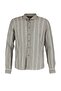 Haki Slim Fit Düğmeli Yaka İnce Çizgili Gömlek TMNSS20GO0092 - 10