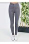 Women's Skinny Leg Lycra School Linen Gray Trousers