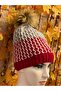 Colorful Pompom Hand Knitted Women's Beret - 3