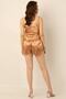 Satin Slit Thin Strap Shorts Set - 5