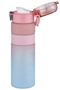 Double Colors 800ml Non-Slip Silicone Body Comfortable Drink-without pipette- Motivational Water Bottle Vgn2228 - 2