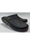 Black Non-Slip Plastic Closed Front Bathroom, Sink, Balcony, Terrace, Garden Slippers - 2