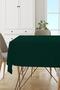 Emerald Green Premium Thai Feather Velvet Stain Resistant Washable Woven Fabric Tablecloth Mso018 - 3