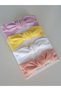 Baby Girl Bandana Buckle Set of 4 Lilac, Yellow, White, Powder Pink