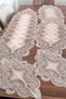 Living Room Set 5 Piece Lace Tablecloth Runner Set - Cappuccino Color