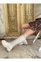 حذاء ريفولوشن نسائي من الجلد باللون البيج غير اللامع - 6