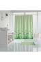 Bathroom Curtain 1X180X200 Single Wing Shower Curtain with Ring Gift Shower Cabin Curtain Hayfield - 2