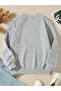 Gray Brooklyn Printed Girl/Boy Sweatshirt - 2