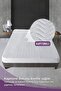 Quilted Fitted Waterproof Mattress Protector Mattress Cover 30cm - 2