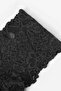Women's Black Front Clip Lace Stylish Bra Panties Set - 5
