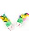 Fluffy Mini Mouse Cat Toy 4.8 cm 4 Pieces