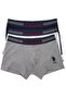 Pack of 3 Black White Navy Blue Belt Brand Printed Cotton Lycra Men's Boxers - 2